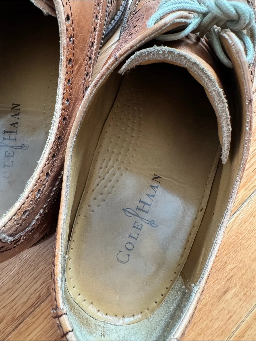 Cole Haan leather wingtip